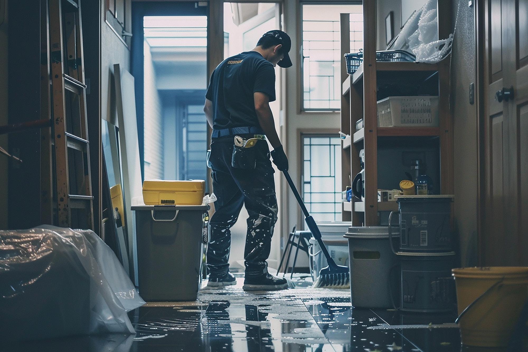 Builder cleaning